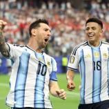 Lionel Messi hat nach seinem Dreierpack gegen Algerien einen Doppelpack gegen Österreich geschnürt. © APA / CHARLOTTE WILSON
