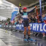 Lisa Vittozzi, auch auf Rollerski eine Meisterin. © City Biathlon