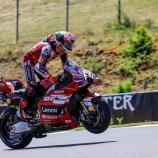 Marco Bagnaia hat den Sprint am Samstag gewonnen. © ANSA / MARTIN DIVISEK