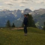 Maria Sharapova genießt die Südtiroler Landschaft. © Social Media