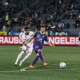 Mathias Theiner (r.) mit dem SV Austria Salzburg im ÖFB-Cup gegen Sturm Graz. Künftig spielt er nicht mehr bei den Violetten, sondern beim SV Grödig.