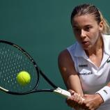 Maya Chwalinska erlebte ein Wimbledon-Drama. © APA/afp / KIRILL KUDRYAVTSEV