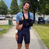 Tommaso Giacomel hat sich im Training verletzt. © Instagram / @tommy_giacomel