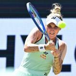 Vondrousova bekam eine lange Sperre aufgebrummt. © APA/afp / TOBIAS SCHWARZ
