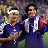 Yuto Nagatomo und Takumi Minamino freuten sich über das Weiterkommen. © APA / MOLLY DARLINGTON