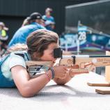 Am Schießstand mussten die Nachwuchssportler- und Sportlerinnen ihr Können unter Beweis stellen. © Camilla pizzini