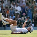 Arthur Fery begeistert Wimbledon. © APA/afp / HENRY NICHOLLS