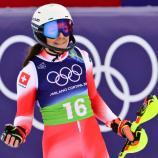 Bei Olympia 2026 weinte Wendy Holdener als Slalom-Vierte bittere Tränen. © APA/afp / STEFANO RELLANDINI