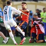 Besonders Leandro Paredes (Nummer 5) hat sich einen Namen als Prügelknabe gemacht. © APA/afp / CHARLY TRIBALLEAU