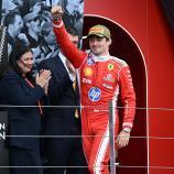 Charles Leclerc fuhr zum Silverstone-Sieg. © ANSA / PETER POWELL
