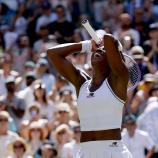 Coco Gauff steht erstmals im Halbfinale in Wimbledon. © ANSA / TOLGA AKMEN