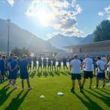 Der FC Obermais hat im Combi-Stadion die erste Einheit absolviert.
