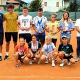 Die Turniersieger und Finalisten beim Turnier in Pergine