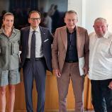 FCS-Vizepräsident Carlo Costa (2.v.r.) wurde in den Vorstand der Lega Serie B gewählt.