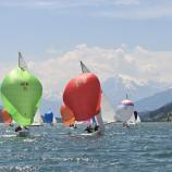 Internationaler Regattasommer am Reschensee.