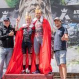 Maria Cristina Nisi und Leonardo Paez dürfen sich Kronplatz-Könige nennen. © Gianvito Coco
