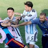 Nach Zwischenfällen nach Schlusspfiff des WM-Finales hat die FIFA Ermittlungen gegen Argentinien eingeleitet. © ANSA / RONALD WITTEK