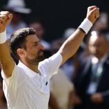 Novak Djokovic freute sich über den Einzug ins Achtelfinale. © ANSA / TOLGA AKMEN