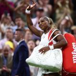 Serena Williams bei ihrem Comeback in Wimbledon. © APA/afp / HENRY NICHOLLS