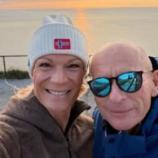 Ski-Queen Maria Riesch strahlt mit ihrem Freund.