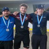 Von links Lorenz Enderle, Matthias Plank, Dominik und Samuel Sieder.