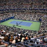 Das Arthur Ashe Stadium ist das Herzstück der US Open. © APA/afp / MANDEL NGAN