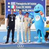 Euan De Nigro (l.) hat die Silbermedaille geholt. © ANSA / ANGELO INGENITO