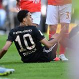 Jamal Musiala: Um ihn sorgt sich die Fußballwelt? © AFP / KIRILL KUDRYAVTSEV