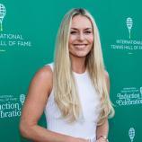 Ski superstar Lindsey Vonn was a guest at the US Open. © APA/afp / JOSEPH PREZIOSO