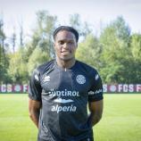 Stürmer Alvin Okoro hat bereits im FCS Center in Rungg trainiert. © FC Südtirol