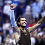 Carlos Alcaraz ist in New York auf Kurs. © APA/afp / CHARLY TRIBALLEAU