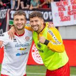 Die Leiferer Brüder des FC Südtirol: Simone (links) und Federico Davi.