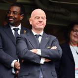 FIFA-Präsident Gianni Infantino steht in der Kritik. © ANSA / SAM WASSON