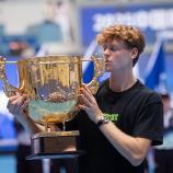 Kann seinen Titel in Peking nicht verteidigen: Jannik Sinner © ANSA / JESSICA LEE