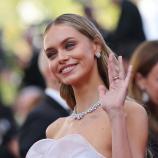 Laila Hasanovic gewährte tiefe Einblicke. © AFP / THIBAUD MORITZ