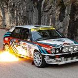Manuel Ebner in seinem Lancia Delta Integrale. © Actualfoto