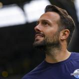 Paderborn-Trainer Ralf Kettermann freute sich über seinen ersten Bundesliga-Erfolg. © ANSA / CHRISTOPHER NEUNDORF