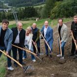 Spatenstich in Igls für die neue Alpinrodelbahn.