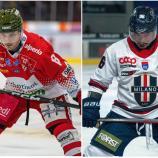 Bryce Misley (right) and HC Bern will face Dante Hannoun's (right) Milan team on Sunday. © HCB/Bregolato, MHC/Martello