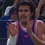 Carlos Alcaraz schimpfte vor sich hin. © Screenshot