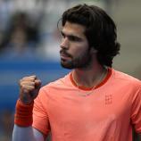 Carlos Alcaraz steht im Halbfinale von Tokio. © APA/afp / RIE KIKUCHI