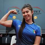 Gaia Monfardini steht bei der EM in Slowenien in der 3. Runde. © FITET