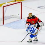 Pius Suter startete das Torfeuerwerk in Ottawa. © St. Louis Blues/J. Kim