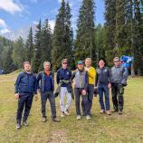 Unter anderem wurden die WM-Pisten von 2031 inspiziert. © Saslong Classic Club