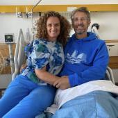 Edwin Van der Sar est revenu de l'hôpital. © Edwin Van der Sar