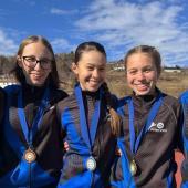 Rittens Eisschnelläuferinnen bei der Italienmeisterschaft.