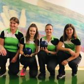 The Vöran Blecherne finished the season with a defeat. From left: Annemarie Innerhofer, Julia Mittelberger, Birgit Unterholzner, and Christine Innerhofer.
