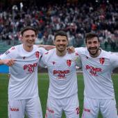 Padova celebrates promotion. © Padova Calcio