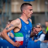Euan De Nigro delivered a strong result. © worldtriathlon/@federazioneitalianatriathlon
