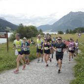 The Reschenseelauf once again draws thousands of runners to the far northwest of South Tyrol. © Newspower.it